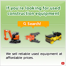 If you're looking for used construction equipment